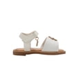 thumbnail image 2 of bebe Toddler Girl's Sandal - Comfy Dressy Shoes with Flower Medallion and Hanging Charm, 2 of 7