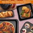 thumbnail image 2 of 6-Piece Carbon Steel Nonstick Bakeware Set Black, For Baking, Roasting, Cooking, 2 of 8
