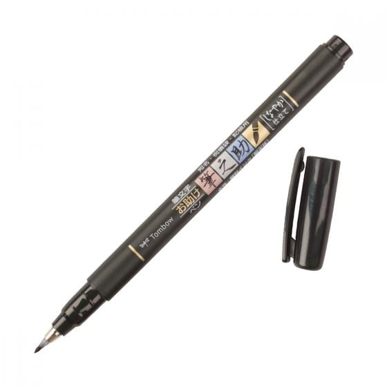 Tombow 62038 Fudenosuke Brush Pen 2 Pens Set 