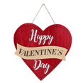 thumbnail image 1 of Cartel colgante para el Día de San Valentín, decoración de puerta, aniversario en forma de corazón, decoraciones para el Día de San Valentín, placa de Macarena Signo del día de San Valentín, 1 of 8