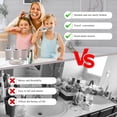 thumbnail image 3 of 4 Pcs Bathroom Accessory Set, Shatter-Resistant Resin Bathroom Accessories Set Include Lotion Soap Dispenser Toothbrush Holder Soap Dish Modern Bathroom Decor, Gift for Home (Grey), 3 of 6