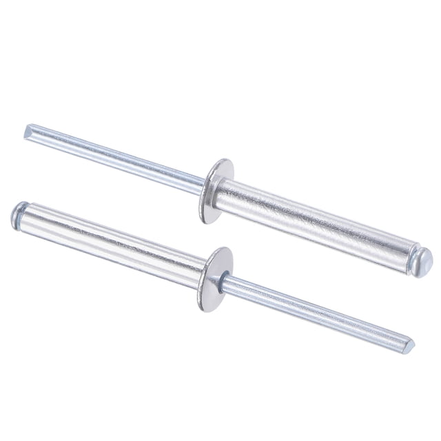 Unique Bargains 5mm Diameter 35mm Grip Length Silver Tone Aluminum Blind Rivets 60 Pack