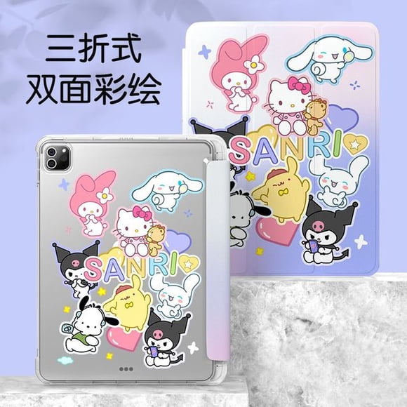 Kawaii Hellokittys Kuromi Pochacco Cover for Ipad 10.9 10Th 10.2 9Th Generation Case Tablet Cover for Ipad Air 2 3 4 5 Pro Case