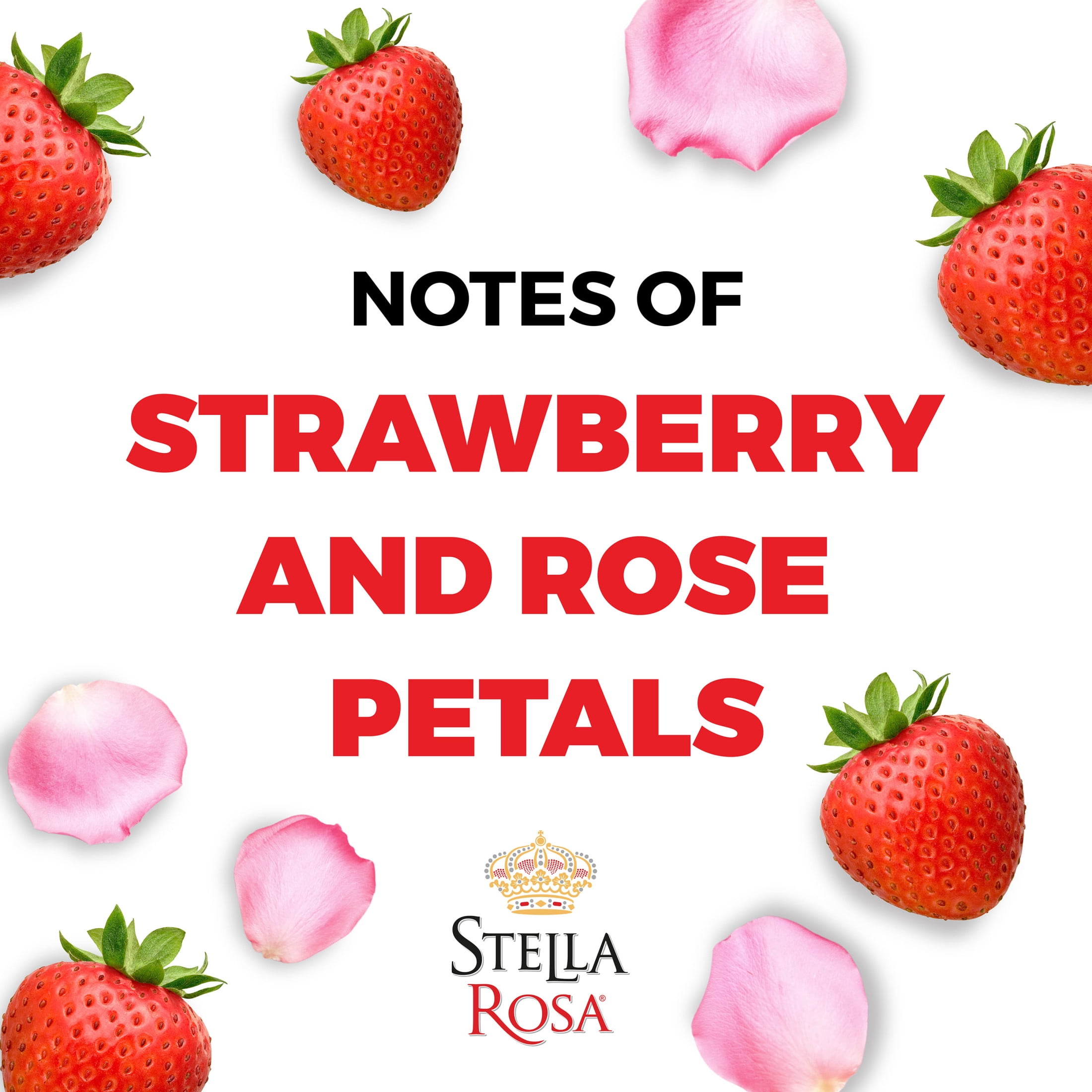 Stella Rosa Pink Semi-Sweet Rose Wine, 2 Pack, 250ml Aluminum Cans, Piedmont, Italy