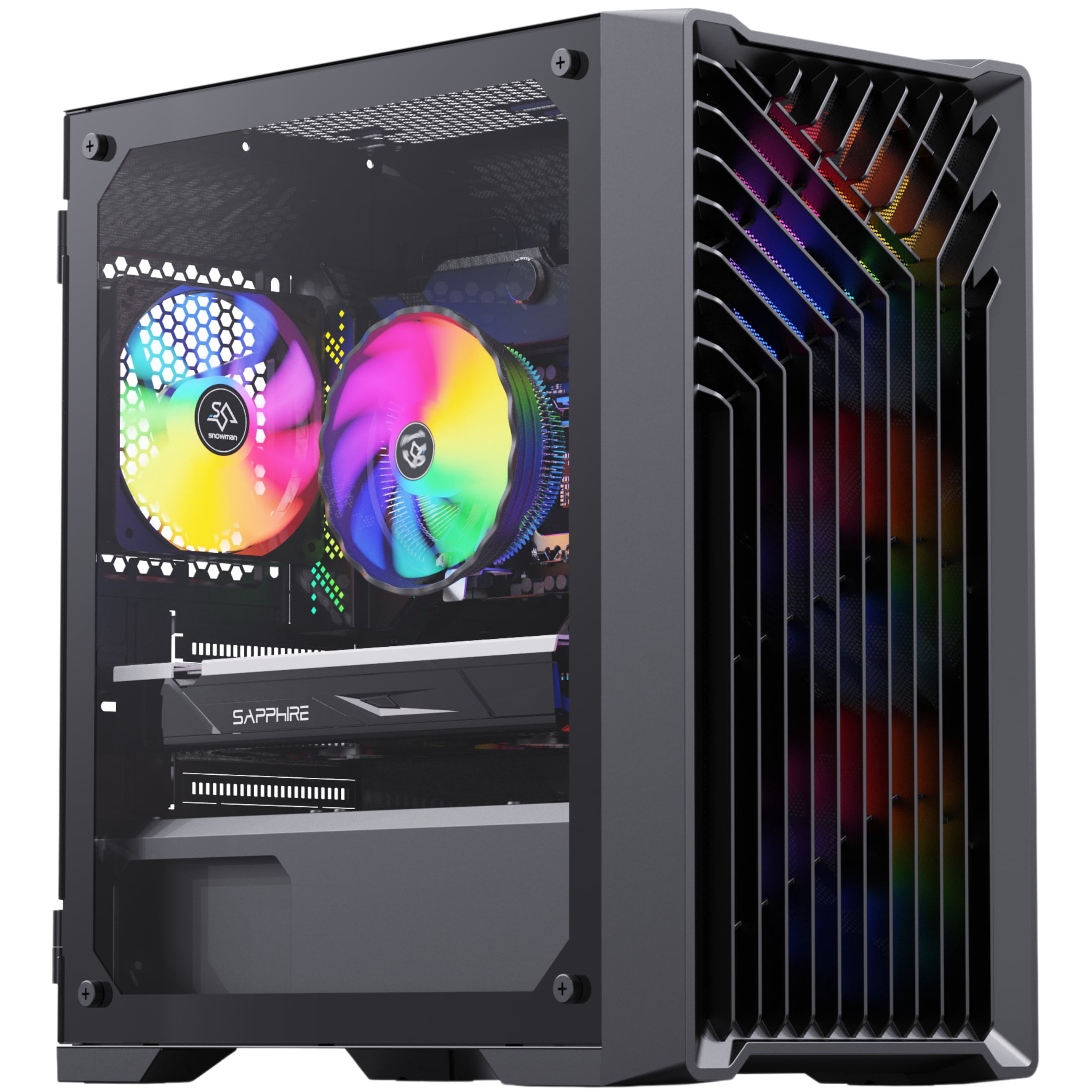 Blackout Computers Eclipse V3 Gaming PC, Intel 12th Gen, RX 580, 16GB DDR5, 1TB SSD