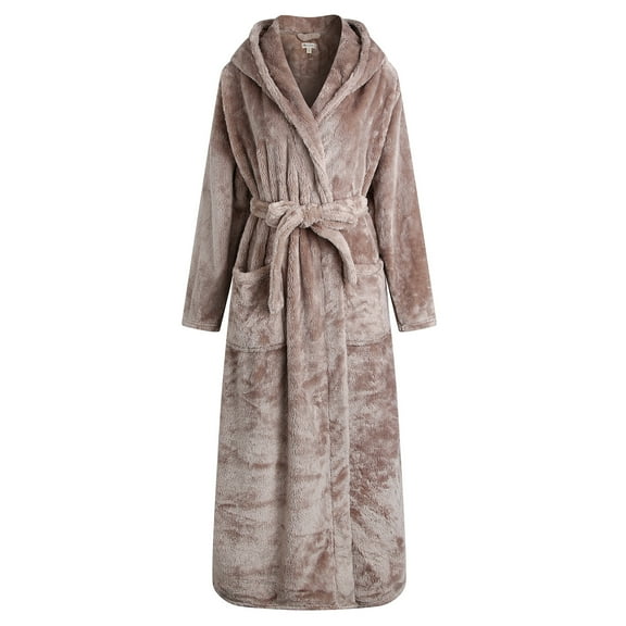 Women's Fleece Robe with Hood RHWN2233