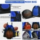 thumbnail image 2 of Mochila de baloncesto con cordón para niños, mochila de fútbol plegable, bolsa de gimnasio, mochila deportiva con bolsa de malla de bola desmontable (azul), 2 of 5
