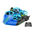 thumbnail image 1 of Bewildely Dron transformable de juguete a control remoto ABS, aerodeslizador para niños, ideal para agua, tierra, aire y exteriores. Juguetes y Juegos electricidad única azul, 1 of 6
