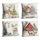 thumbnail image 5 of LKWLPD - Cojines decorativos para sofá de 45,7 x 45,7 cm, diseño de alce y árbol de Navidad, para coche, decoración navideña, 5 of 7