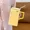 Yellow, variant on Creative Retro Refrigerator Square Water Cup with Covered Stainless Straw Ceramic Cup Funny Office Couples Gift Coffee Mugs (green,501-600ml)