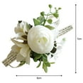 thumbnail image 3 of Ramillete de muñeca y Boutonniere Colcomx Set Ramo de novia de boda, 3 of 8