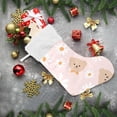 thumbnail image 6 of Coolnut Christmas Stocking Personalized Daisy Large Candy Stocking Hanging Gift Xmas Stockings Decoration 2PCS for Family Holiday Party Ornaments Decor Fireplace, 6 of 7