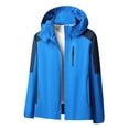 thumbnail image 1 of RXIRUCGD Veste de Randonnée Extérieure Slim pour Hommes Grande Taille à Manches Longues avec Capuche, Bleu, Taille : TG, 1 of 6