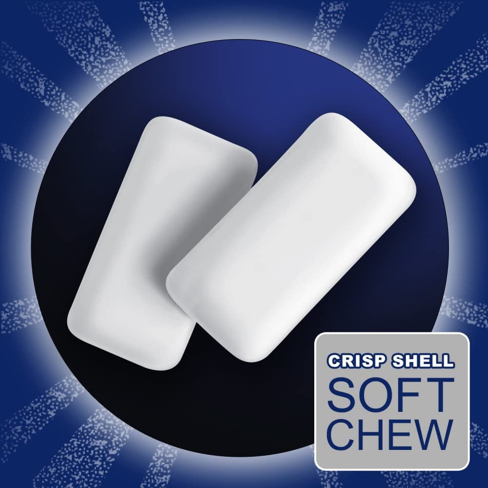 ECLIPSE Winterfrost Sugar Free Chewing Gum Bulk Pack, 60 Piece Bottle Pack of 4