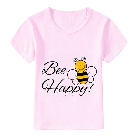 

Baby Girls Cartoon Short Animal Tops T-Shirt Sleeve Print Tops