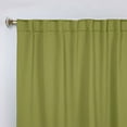 thumbnail image 2 of Superior Blackout Solid Light Filtering Back Tab Curtain Panel Set, 42"X 63", Sage, 2 of 9