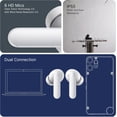 thumbnail image 3 of CMF Buds 2 Plus 2025 New Wireless Earbuds Adaptive Noise Cancelling, Hi-Res Audio Bluetooth Headphones, 12mm Drivers for Deep Bass, 50dB ANC 61.5H Playtime, Sport Ear Buds with 6 Mics, Light Grey, 3 of 9