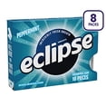 thumbnail image 6 of Eclipse Chewing Gum, Peppermint, 18 Count Tear Pack (Pack of 8), 6 of 8