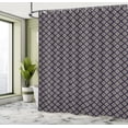 thumbnail image 4 of Ambesonne Abstract Shower Curtain, Ornate Vintage Classic, 69"Wx75"L, Beige and Indigo, 4 of 4