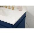 thumbnail image 3 of Elegant Lighting VF31832BL Bennett 32" Free Standing Single Basin Vanity Set - Blue, 3 of 8