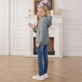 thumbnail image 5 of Taqqpue Girls Boys Fleece Hoodies Casual Solid Color Pullover Loose Fit Long Sleeve Shirts Oversize Hooded Sweatshirt with Pockets for Kids 4-15Y, 5 of 7