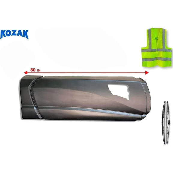 Compatible with T680 2013-2021 Fairing Skirt Panel 80" (203 cm) Right Side w/tube