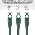 thumbnail image 3 of Estacas De Luces Navideñas Para Patio, Estacas De Plástico Para Luces Navideñas C7 C9, 50 Piezas, 9 Pulgadas, Estacas De Luces Navideñas Universales Multifuncionales, 3 of 7