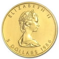 thumbnail image 2 of 1986 Canada 1/10 oz Gold Maple Leaf BU, 2 of 3