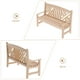 thumbnail image 4 of 1 pieza Mini modelo de muebles de escena Mini banco de madera modelo de silla doble, 4 of 7