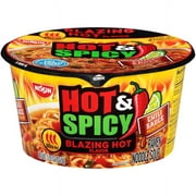 Nissin Hot & Spicy Blazing Hot Flavor Ramen Noodle Soup 3.26 oz. Bowl