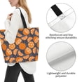thumbnail image 3 of Balery Various Oranges Bolsa Tote Estilo Estético con Cremalleras, Bolsa de Hombro, Bolsa de Compras Grande y Plegable, 3 of 8