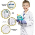 thumbnail image 5 of Lesheng Disfraz de científico espacial para niños, bata de laboratorio con kit de experimentos científicos, disfraces y juegos de simulación para niños y niñas de 4 a 8 años, 5 of 5