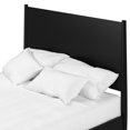 thumbnail image 3 of Benjara Queen Panel Bed with Rectangular Headboard, Black, 3 of 5
