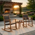 thumbnail image 5 of GVN Patio Furniture 7 Piece Rattan Patio Sofa Set, Outdoor Wicker Rattan Chairs Garden Backyard Balcony Porch Poolside loveseat with Acacia Wood Tabletop and Armrests, 5 of 7