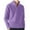 C-Purple386, variant on DHFJKG Mens Quarter Zip Knitting Sweater Casual Solid Color Loose Fit Long Sleeve Stand Collar Knitwear Pullover With Ribbing Edge Warm Leisure Jumper Tops