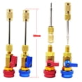 thumbnail image 4 of 2pc R134A Tools, Blue & Red, for Car Air Conditioning Maintenance Auto AC Repair Kit, 4 of 7