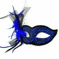 thumbnail image 4 of Couple Masquerade Masks Men Women Venetian Mardi Gras Mask For Halloween Cosplay Costume Wedding Party, 4 of 5