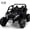 Black, variant on 24V Kids Ride On Car UTV, 4WD Remote Control Ride on Toys Electric Car for Ages 3-8, LED Lights, Spring Suspension, 3 Speeds, Music, Red
