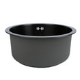 thumbnail image 1 of Bol Unique, Bol Rond en Acier Inoxydable 304 pour Évier de Cuisine, 1 of 7