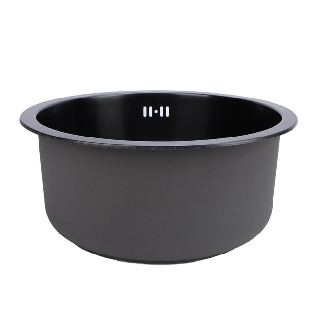 Bol Unique, Bol Rond en Acier Inoxydable 304 pour Évier de Cuisine