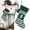 H, variant on 20 Inches Initial Monogram Embroidered Christmas Stocking Striped Knitted Christmas Decorations Stocking Red White Green Letter Stockings For Family Holiday And Xmas Tree,Boho Wall Hanging