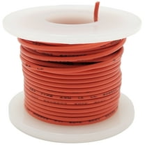 25 Feet Orange 22 Gauge Solid Hook-Up Wire, Tinned Copper, PVC Insulation (Shade May Vary)