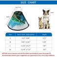 thumbnail image 3 of Sea Turtle Soft Cat Dog Recovery Collar Adjustable Cat Cone Wound Healing Protective After Surgery for Medium Dogs, 3 of 7
