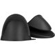 thumbnail image 4 of Guante de cocina de silicona negro - Juego de 2 guantes para horno Agarraderas antideslizantes Resistente al calor hasta 230 °C, 4 of 5