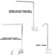 thumbnail image 3 of Injueey Bomba de circulación de agua para bañera blanca con cable USB y fuente de alimentación ajustable para periquitos medianos. Juegos de accesorios de baño tubo doblado, 3 of 5