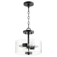 thumbnail image 2 of 2202-12-65 Quorum Lighting Dakota - 3 Light Convertible Pendant in Soft Contemporary style - 12 inches wide by 10.75 inches high-Satin Nickel Finish, 2 of 3
