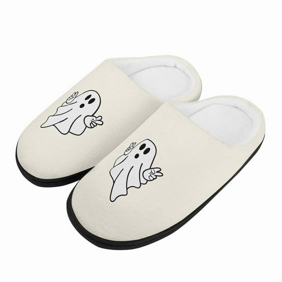 Halloween Ghost Slipper Ghost Face Slippers Halloween Horror Movie Lovers Gift Cute Fall Slipper Retro Halloween Slipper