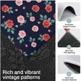 thumbnail image 3 of Pioneer Flower Floral Print Pattern Kitchen Rugs Sets Of 3,Kitchen Runner Rugs Non Skid Washable,Decorative Kitchen Floor Mats for Kitchen,Sink,Laundry,17X30 Inch + 17X47 Inch + 17X59 Inch, 3 of 6
