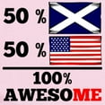 thumbnail image 2 of CafePress - Half Scottish Half American Body Suit - Long Sleeve Cotton Baby Bodysuit, 2 of 4