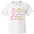 thumbnail image 3 of Inktastic My Mom is a Survivor Breast Cancer Awareness Youth T-Shirt, 3 of 5